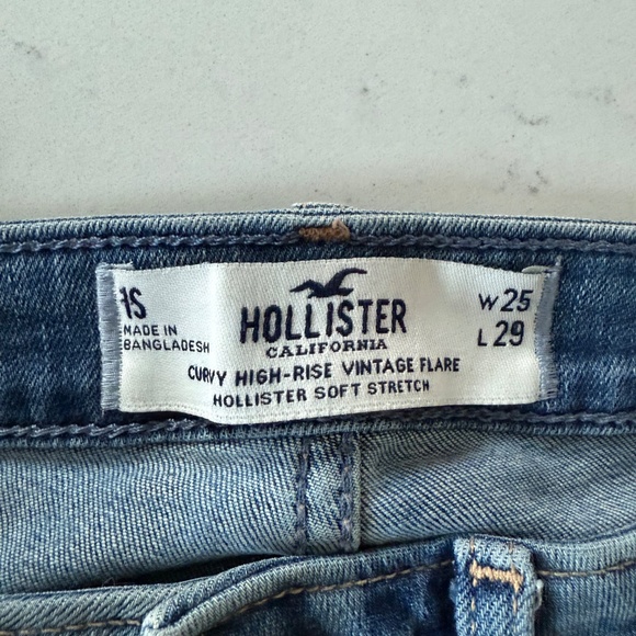 Hollister Women’s High-Rise Geometric Floral Jeans, Size 25 - Picture 5 of 5
